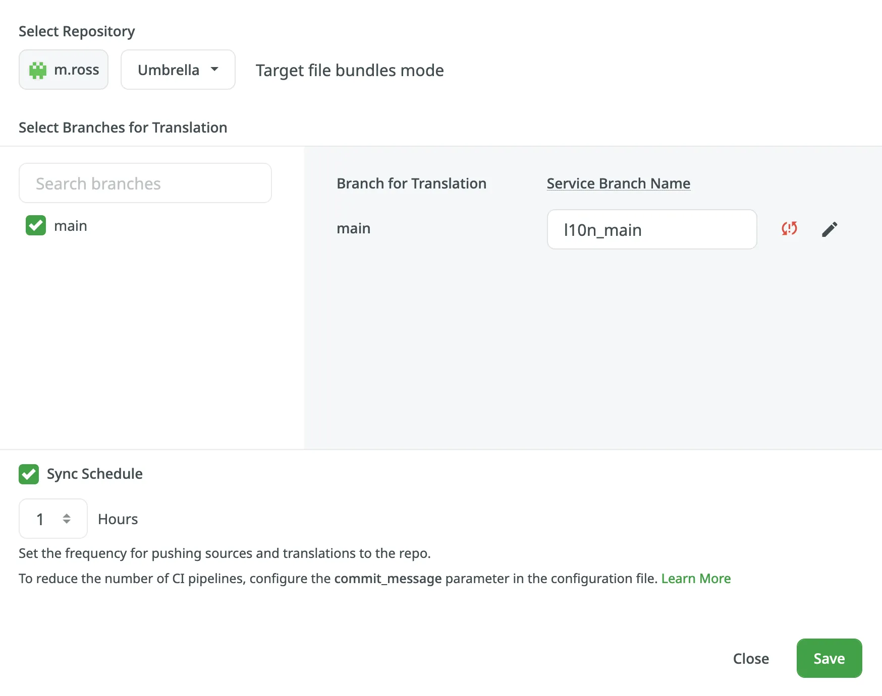 Bitbucket Integration Unconfigured